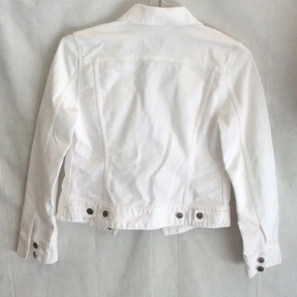 Lucky Brand White Denim Jacket - Picture 3 of 5